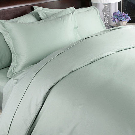 Luxury 1000 Tc Egyptian Cotton Duvet Cover King Cal King Solid Sage