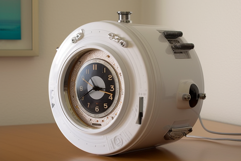 image of steampunk clock with embedded spy camera (Discontinued)