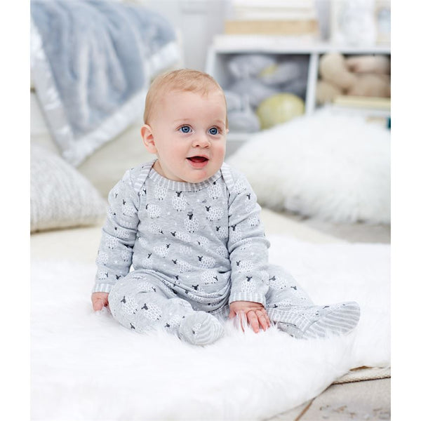 Baby Footed Pajamas | Sheep – Poshinate Kiddos