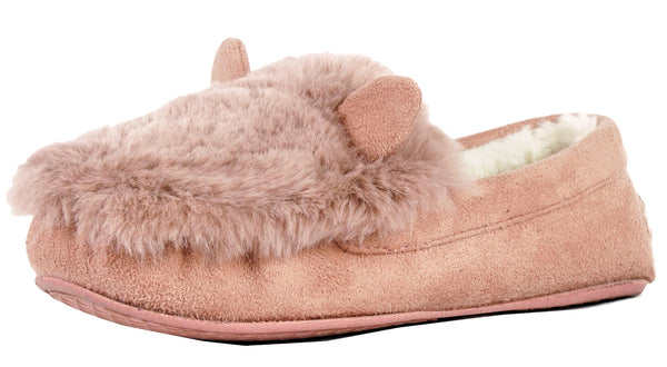 fleece lined slippers womens