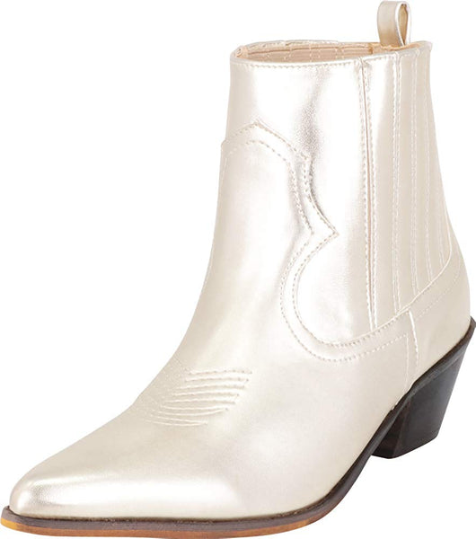 low heel cowboy ankle boots