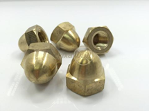 Dome Nut Brass Metric
