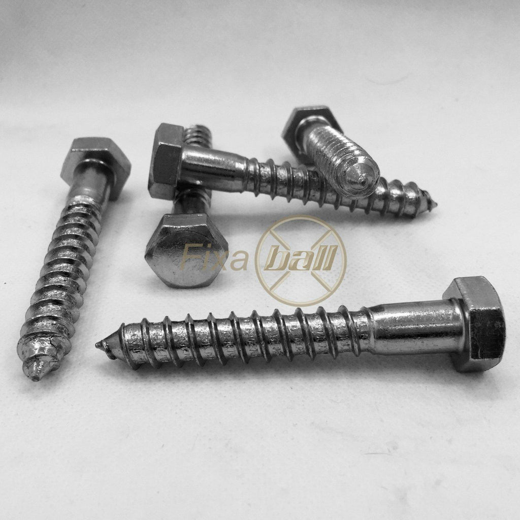 M10 / 10mm - Coach screw - Hex Head - Heavy Duty, Wood/ Masonry Screw