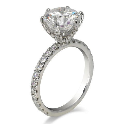 7 Carat Asscher Diamond Engagement Ring