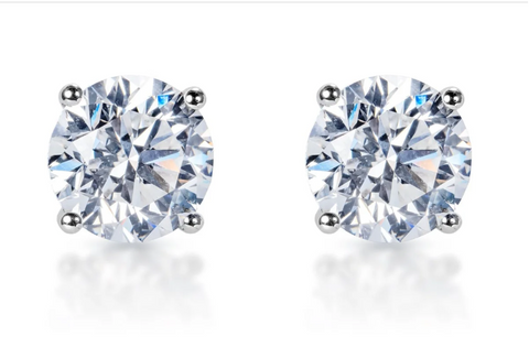 Loren diamond stud earrings