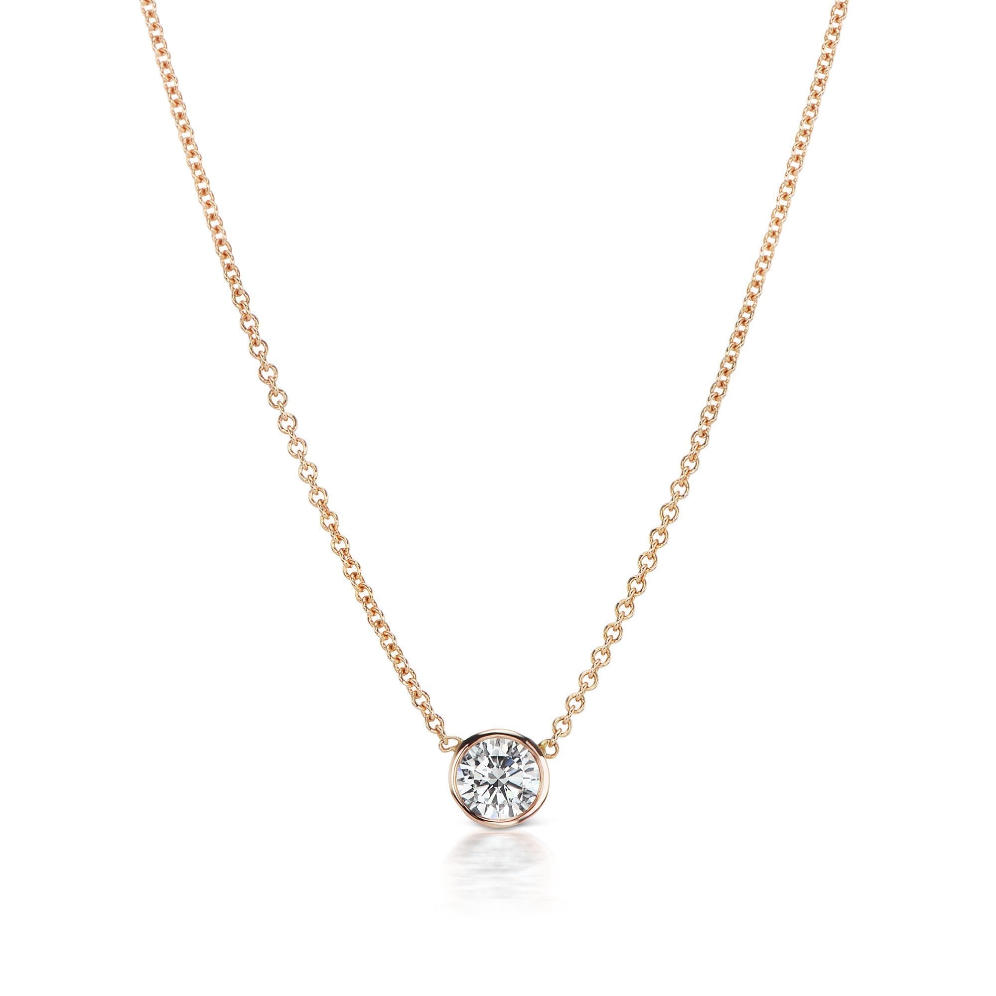 Nekta New York Amun Pear Shape Diamond Pendant Necklace