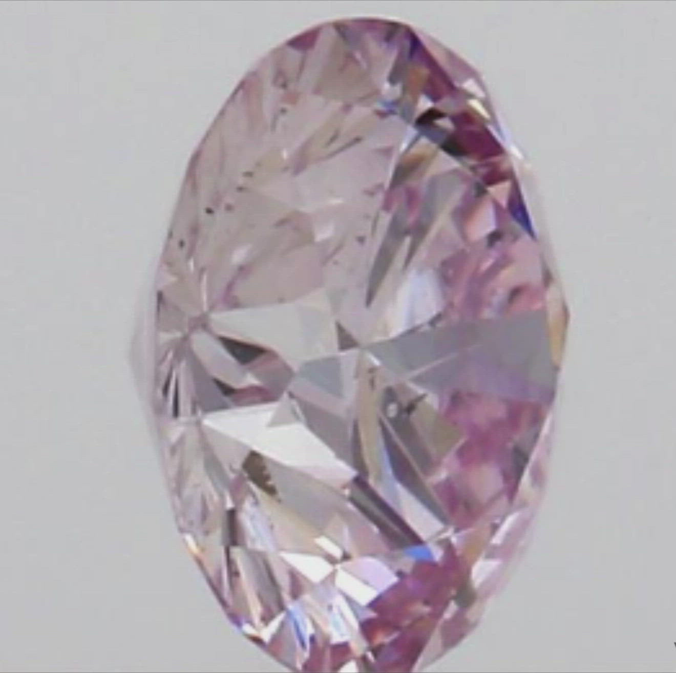 Gorgeous 1ct (.99ct) Heart Shaped Fancy Pink Lab Grown Diamond