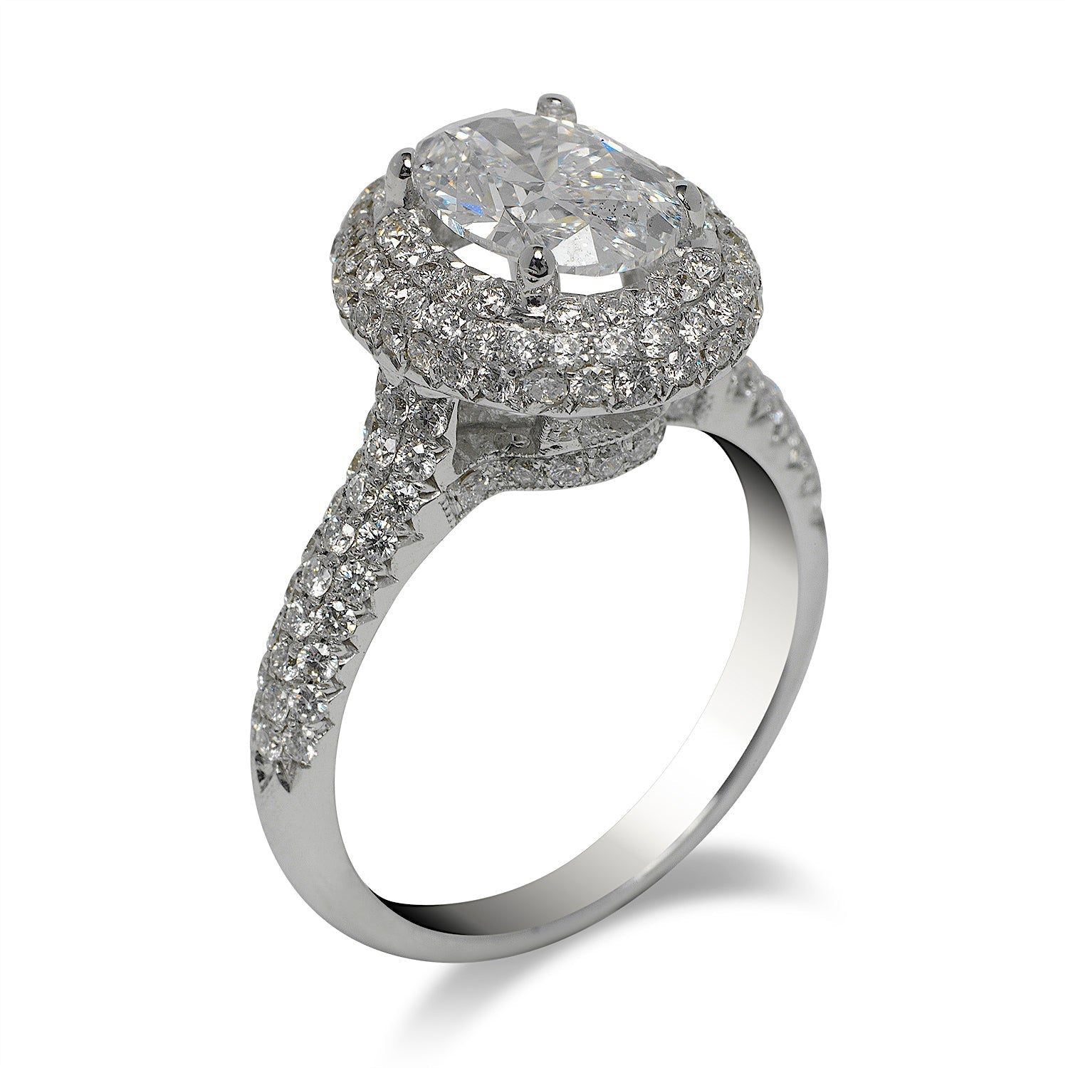 Gigi 12ct Round Cut Diamond Engagement Ring | Nekta New York