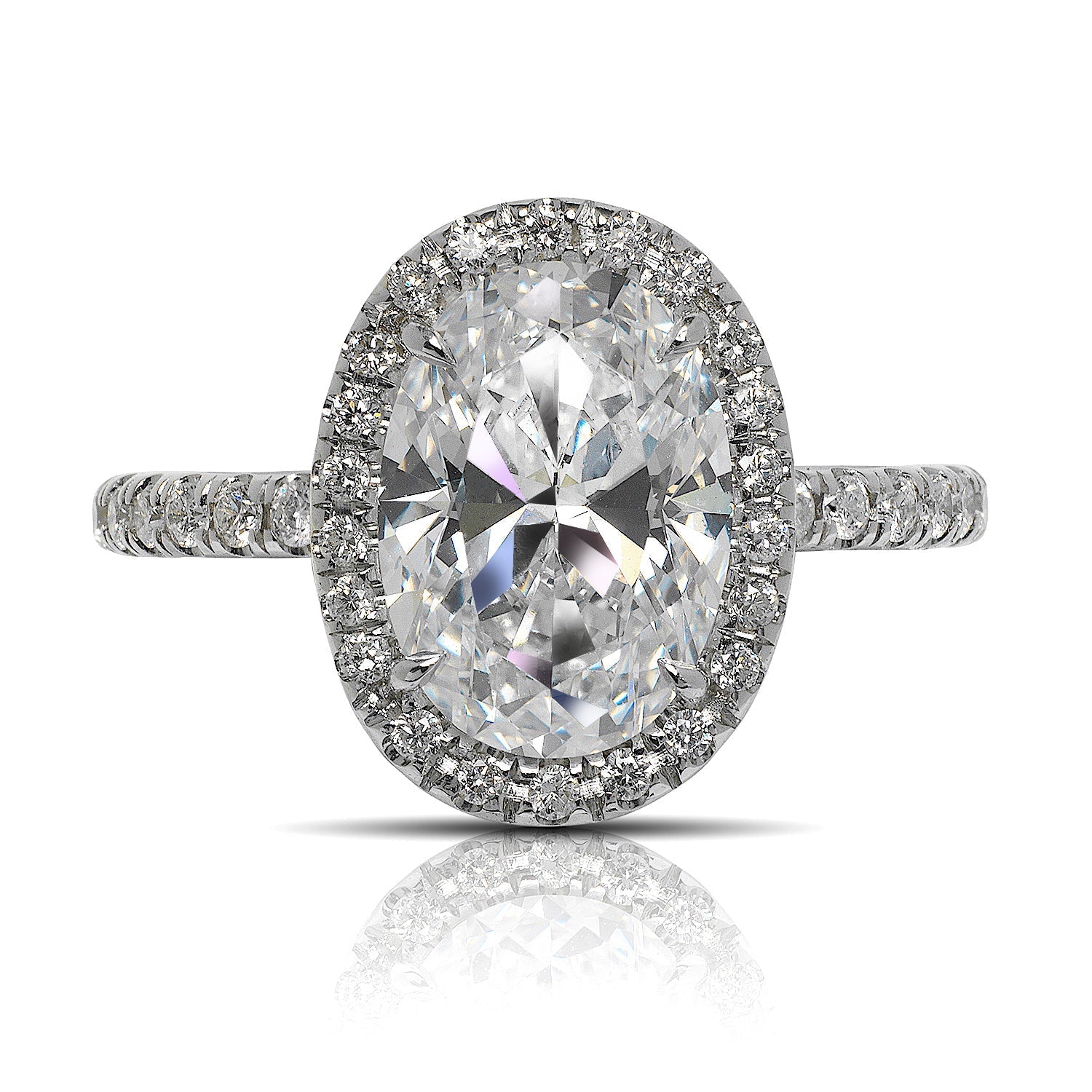 MK Diamonds 1 CT CENTER OVAL HALO DIAMOND ENGAGEMENT RING COV.100 - Moody's  Jewelry