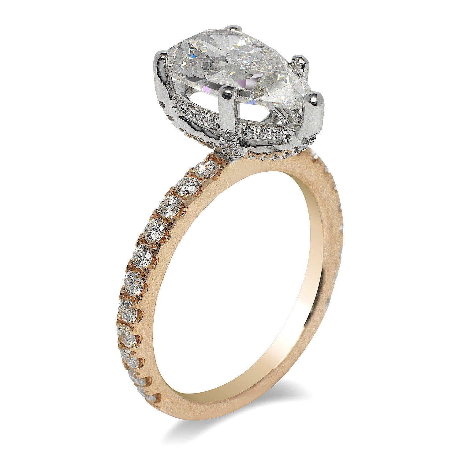 Olga 5ct Emerald Cut Diamond Engagement Ring | Nekta New York