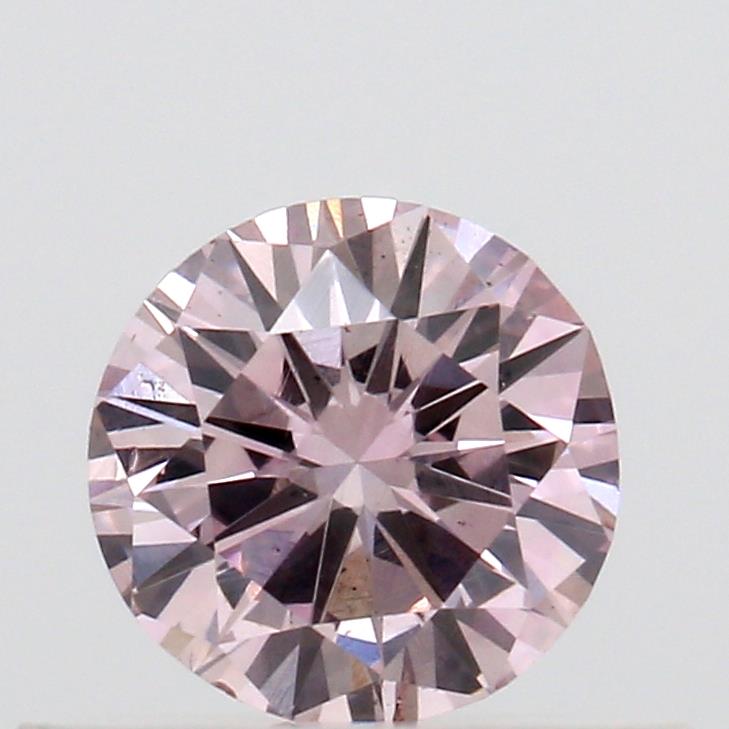 0.40 Carat Round Shaped Fancy Intense Pink Argyle Diamond 5P