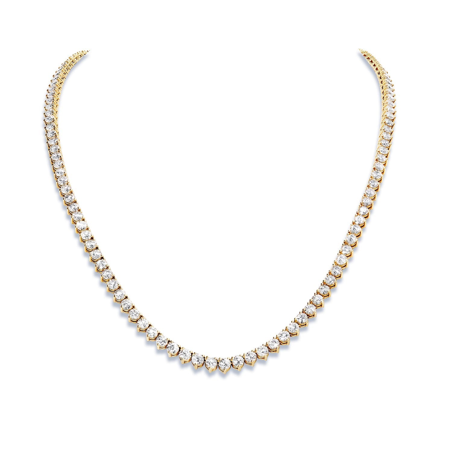Meyul - 15 Carat Men's Diamond Tennis Necklace Chain – Gem Jewelers Co.
