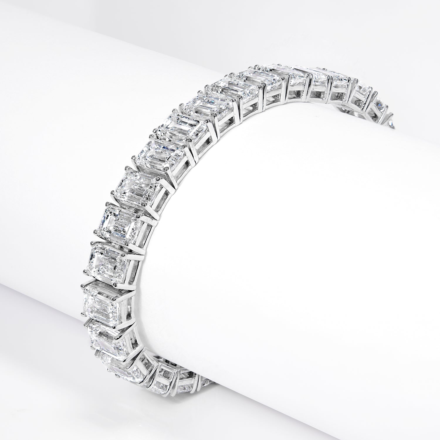 Italian Diamond Clover Quatrefoil Bracelet, .30 Carats in 14k