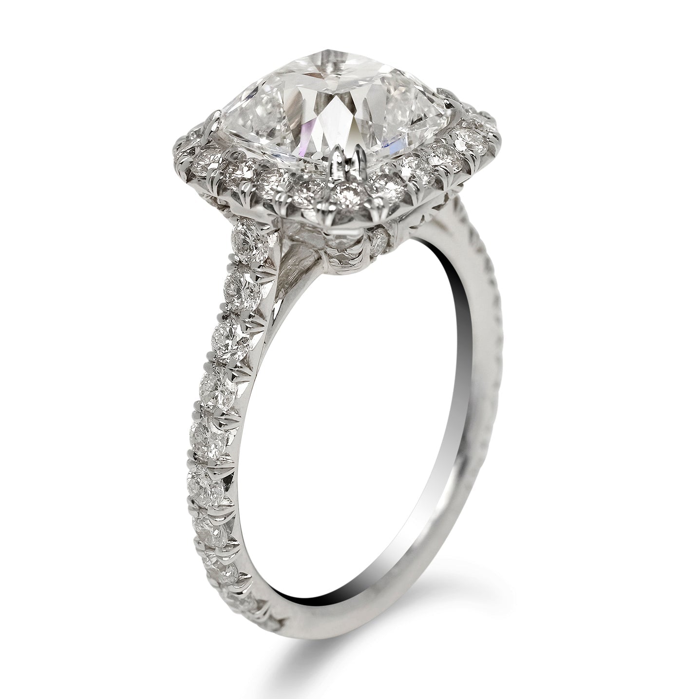 Emma 5ct Oval Cut Diamond Engagement Ring Platinum | Nekta New York