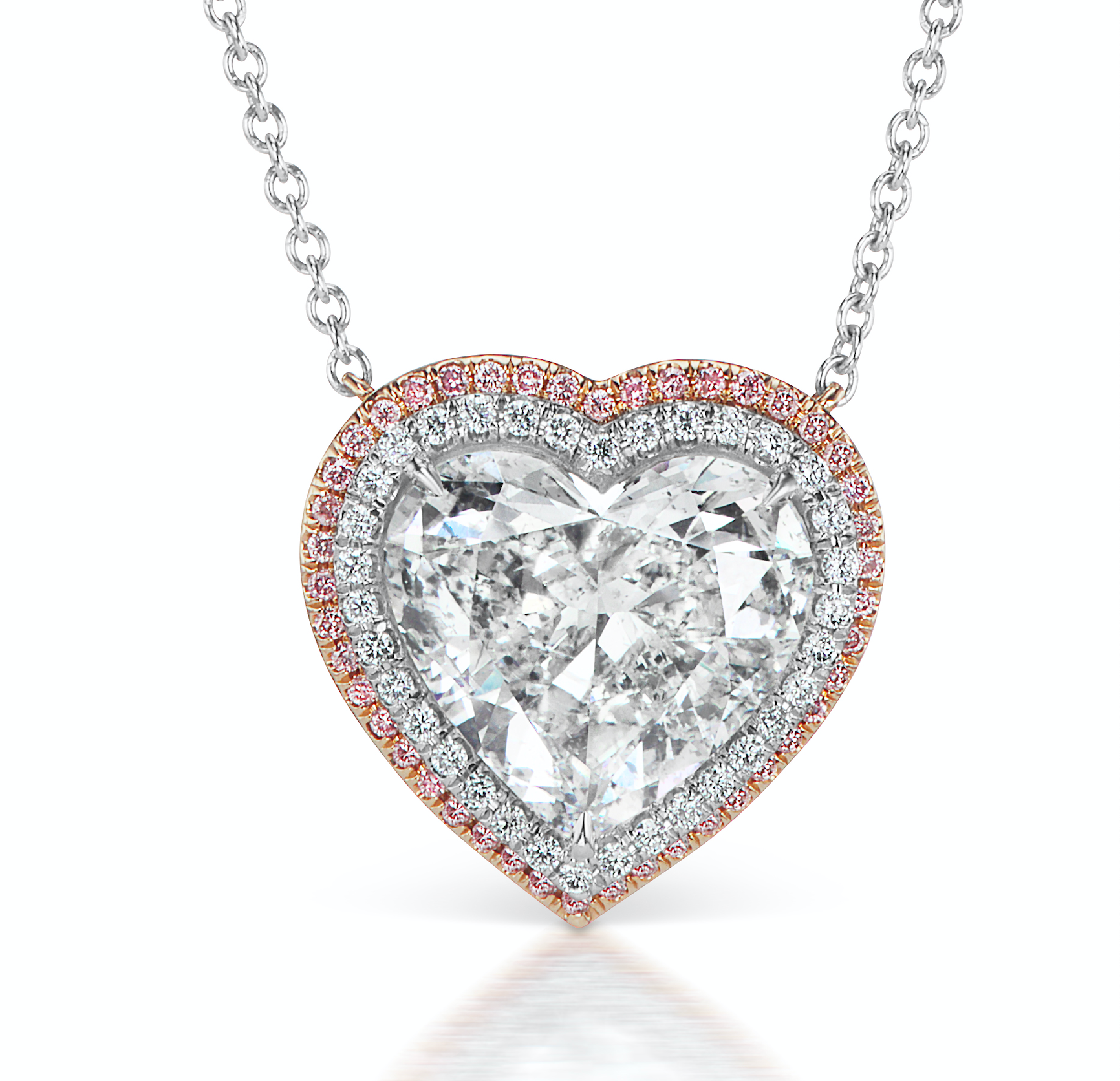 Louis Vuitton LV heart-shaped V-shaped diamond necklace #❤️ heavy weight,  in the light is very flashing three gold