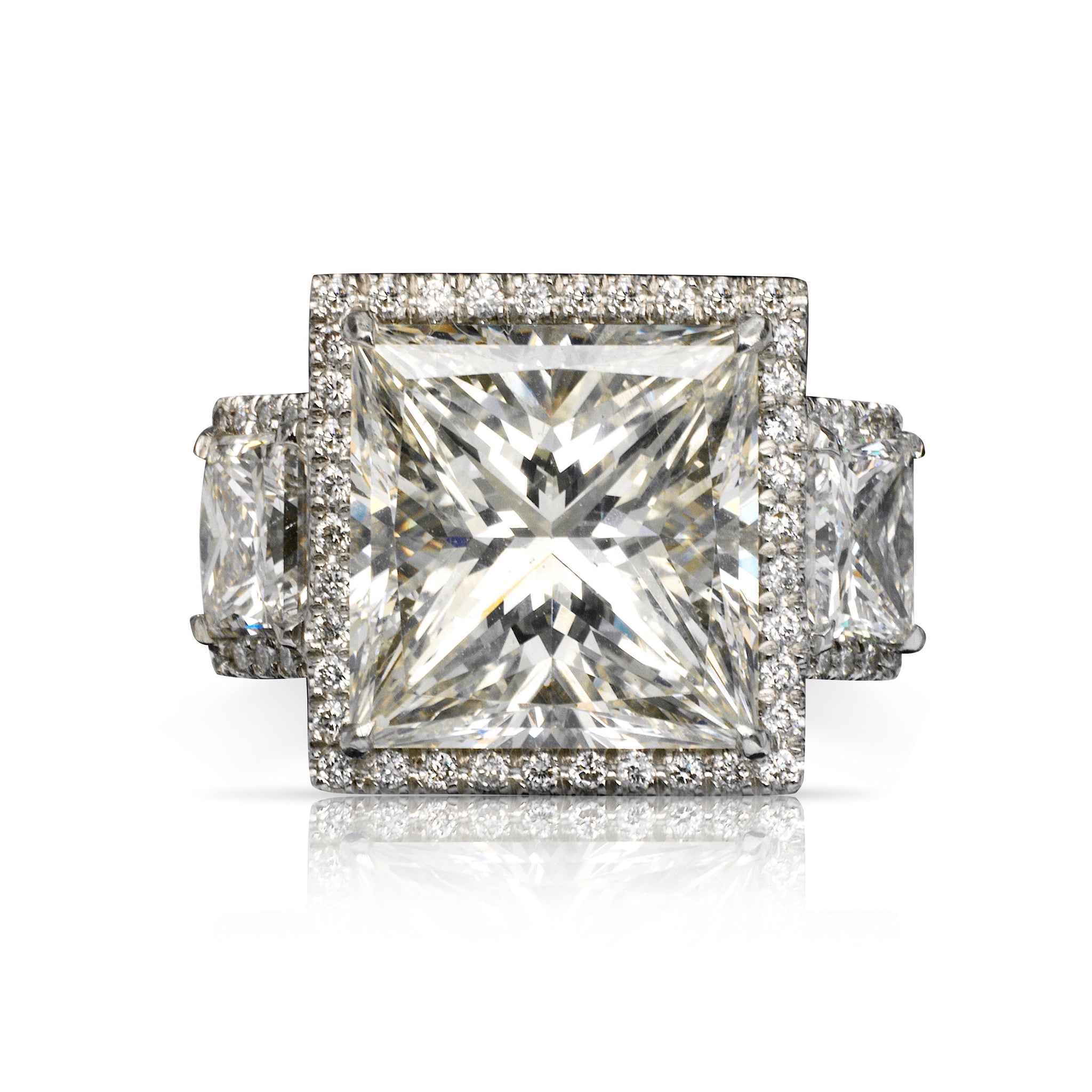 Skylar 10ct Princess Cut Diamond Ring | Nekta New York - Ring - Mike Nekta NYC - Nekta New York