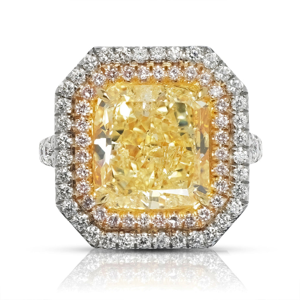 7 carat yellow diamond