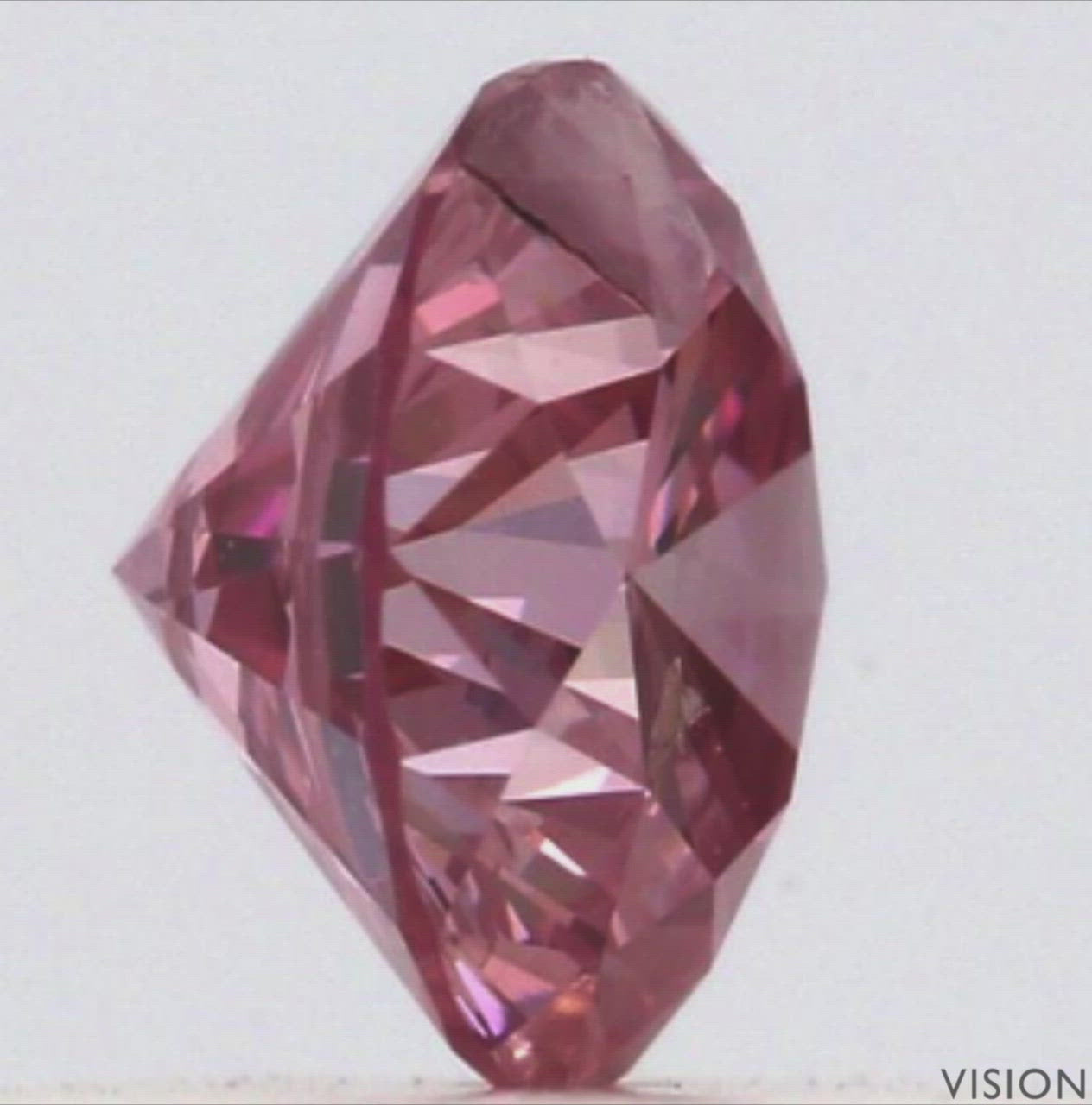 0.29 Carat Oval Shaped Fancy Purplish Argyle Diamond