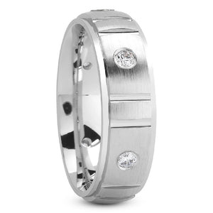 Men's 7ct Diamond Round Flashy Wedding Band