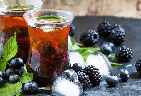 Blackberry Earl Grey Iced Tea