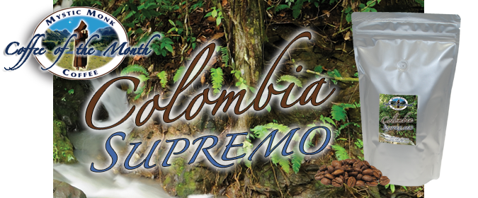 Colombian Tolima Supremo Coffee Banner