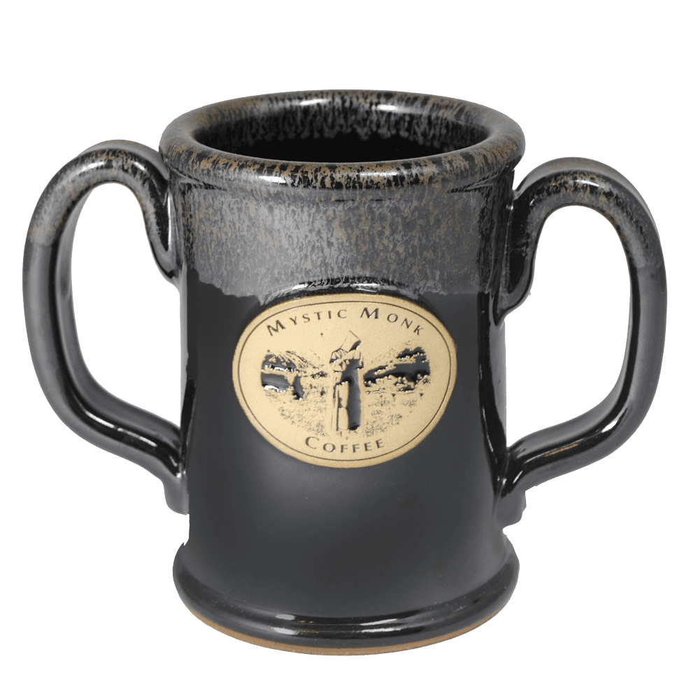 double handle coffee mug