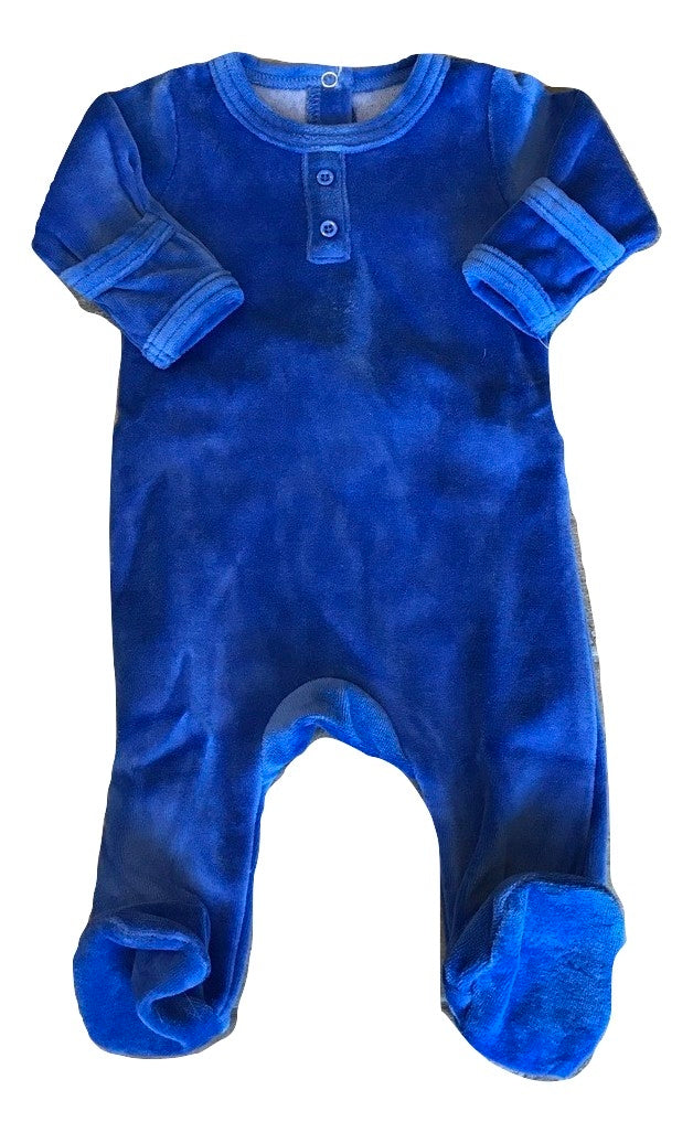 velour onesie baby