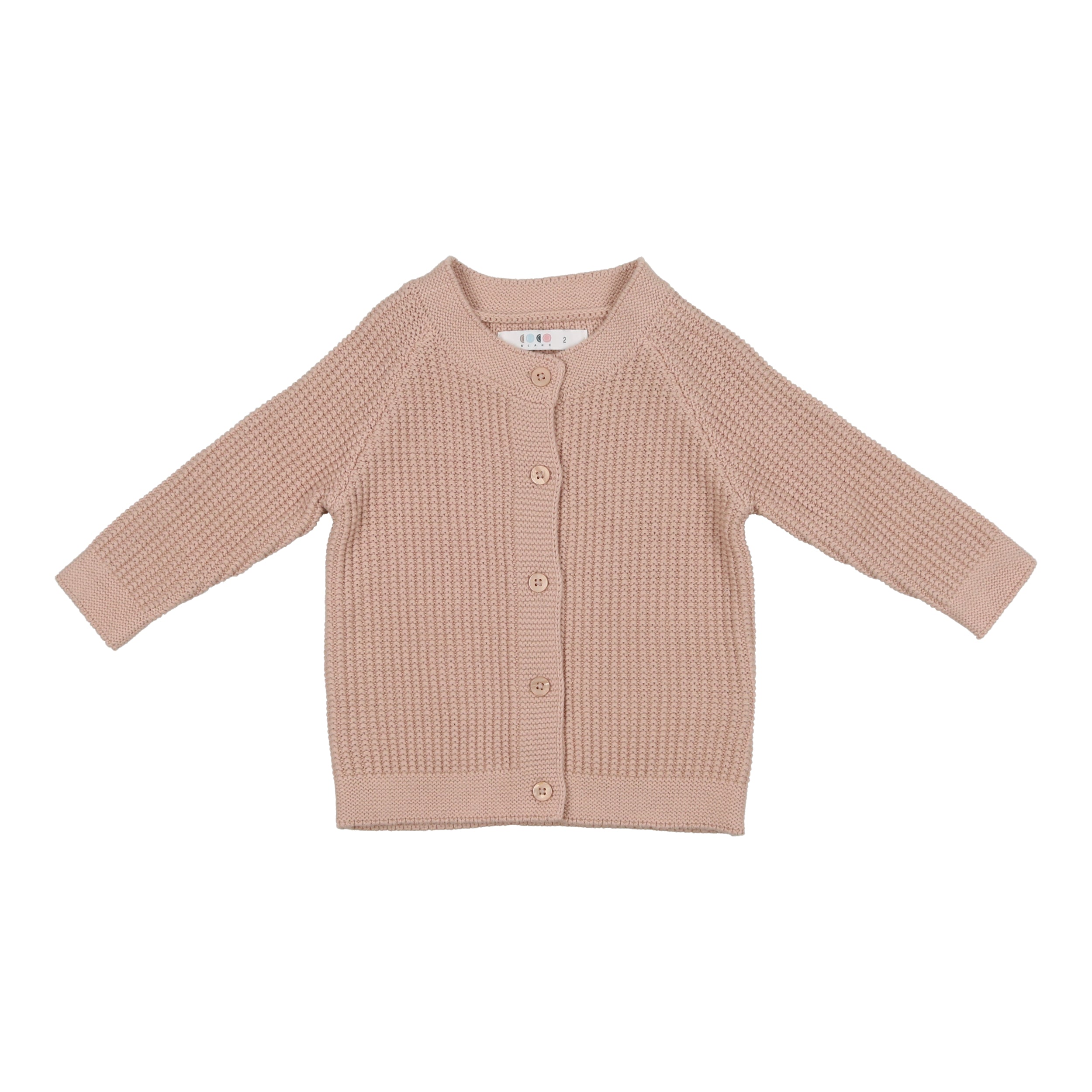 Coco Blanc Powdered Mauve Baby Knit Cardigan – Panda and Cub