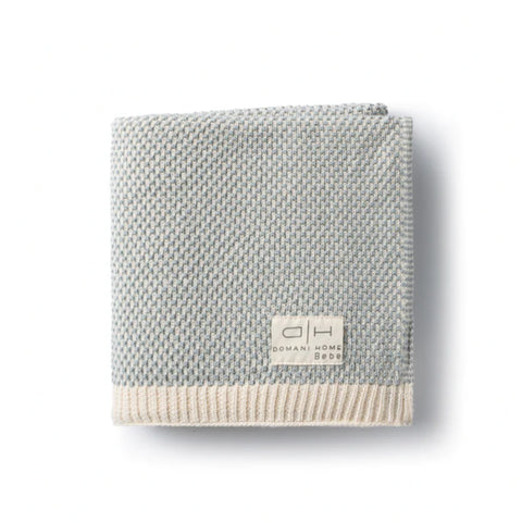 Domani Home Lake Blue Brunello Baby Blanket