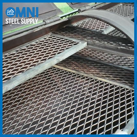 diamond shaped metal sheet