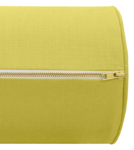 The Bolster :: Classic Linen // Chartreuse