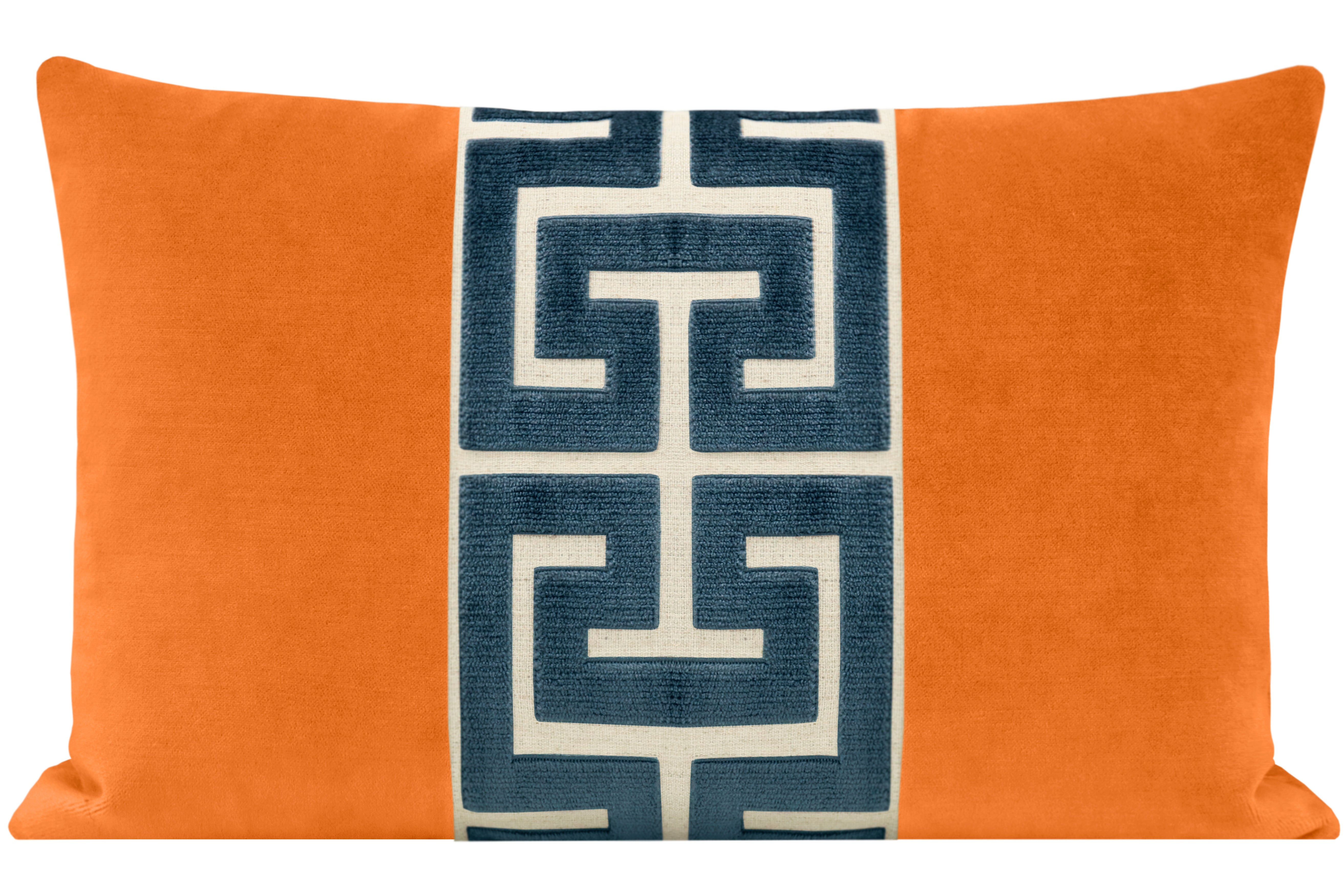 the-little-lumbar-society-velvet-herm-s-orange-navy-blue-greek