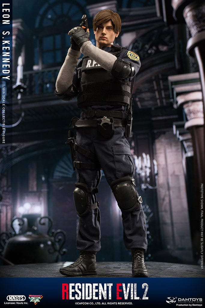 resident evil 2 leon figure