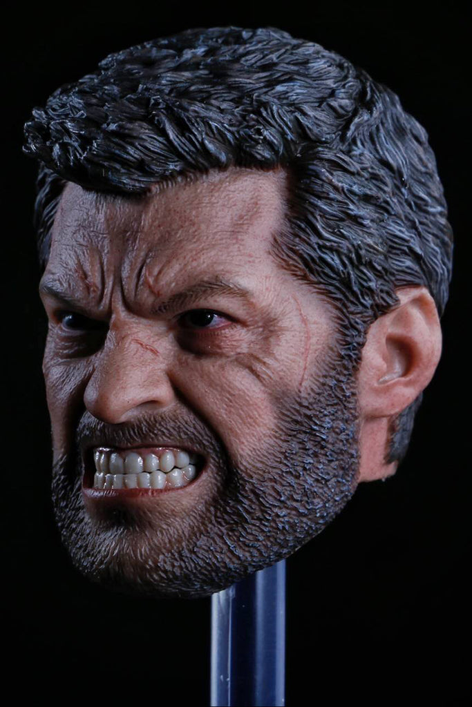 1/6 Scale Angry Logan Head Sculpt by Eleven – One Sixth Outfitters