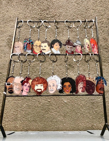 face icon keychains