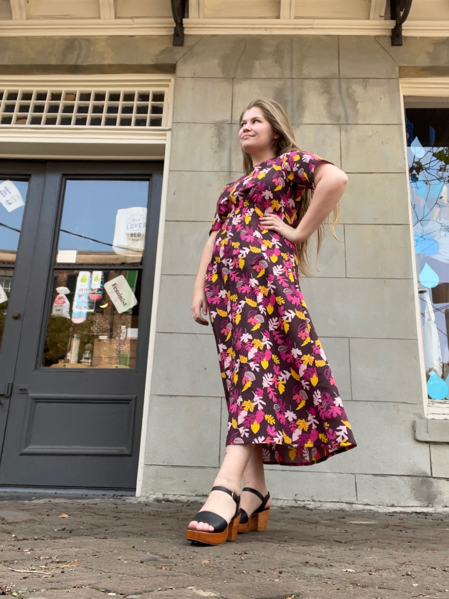 Berry Midi Dress