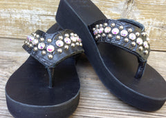 cowgirl jewels flip flops