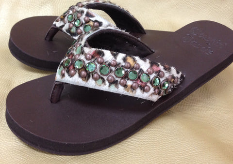 cowgirl jewels flip flops