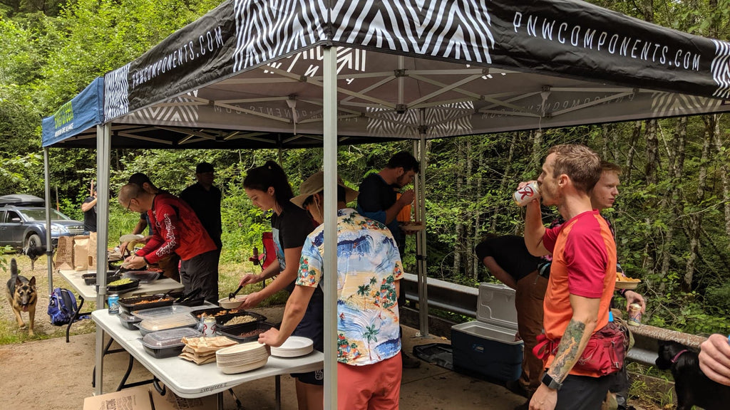 PNW Components Hosted a Dig Day with Evergreen Mountain Bike Alliance at Raging River