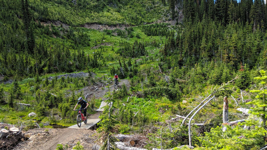 PNW Components Visits Retallack Lodge for Backcountry Mountain Biking with Kyle Warner