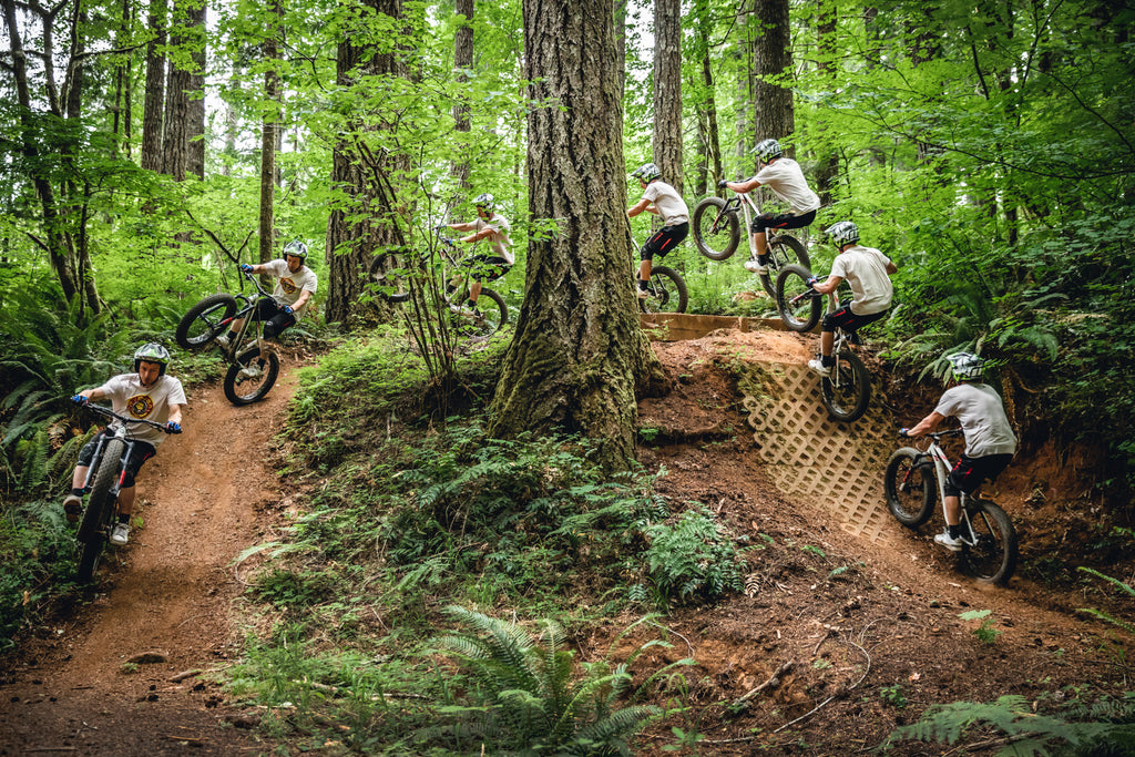 Pat Smage Rides Blackrock Trails in Oregon for PNW Components, Photo by Trevor Lyden