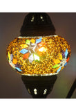 Handcrafted Mosaic Tiffany Curves/ Swan Table Lamp  078