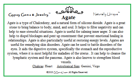 Agate facts on GGandJ.com