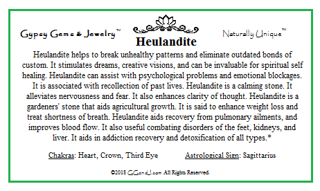 Heulandite fun facts