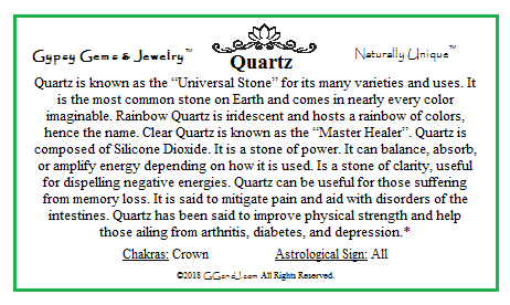 Quartz fun fact card on GGandJ.com