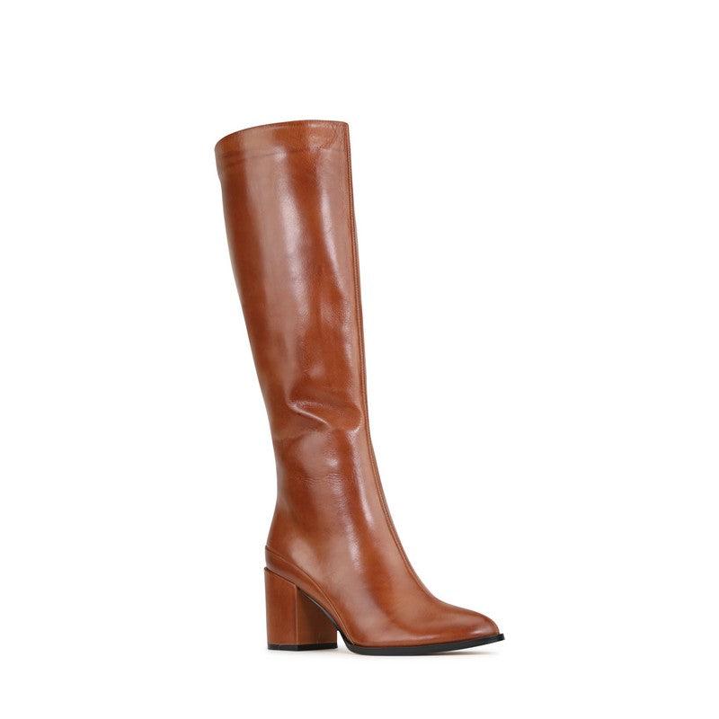 EOS Cashmere Brandy Knee High Boots