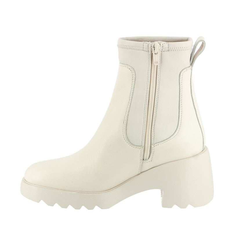 Unisa Link White Ivory Comfort Ankle Boot