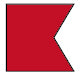 Code B signal flag Red Dragon Flagmakers