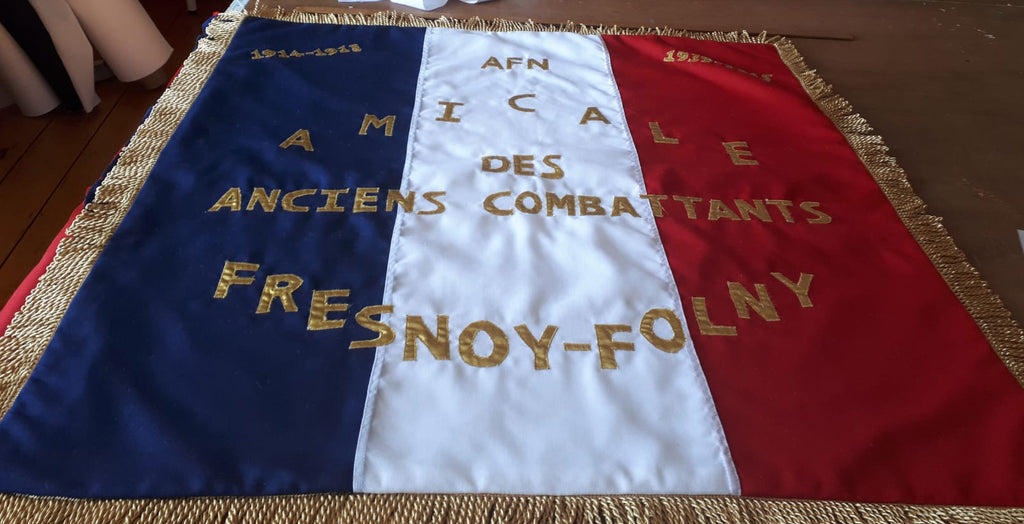 French ceremonial flag commission by Flag Studio