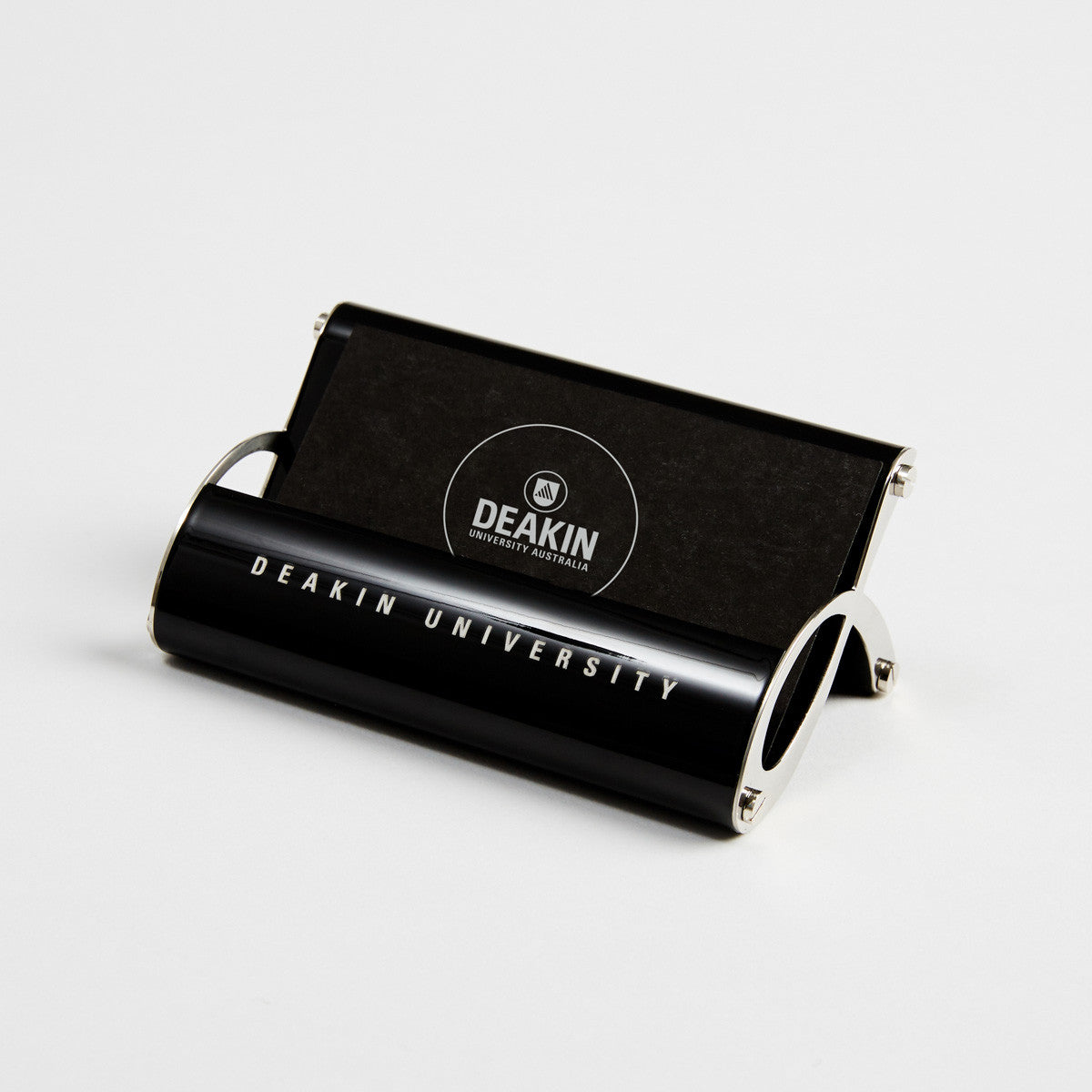 Black Desk Business Card Holder Deakin University Shop